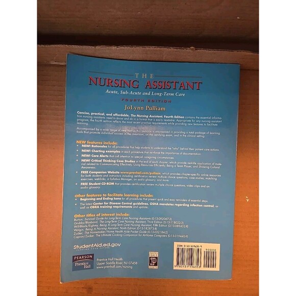 Nursing Assistant: Acute, Sub-Acute, & Long-Term Care by Jolynn Pulliam Textbook - Picture 2 of 8